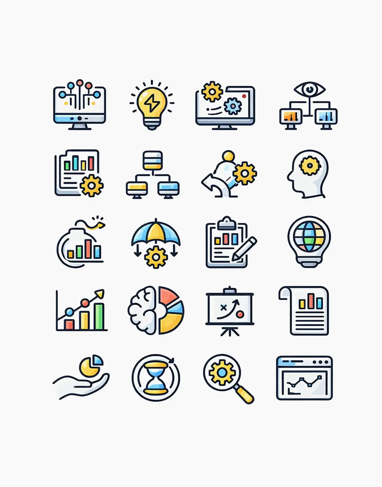 Analytics & Dashboard Icons