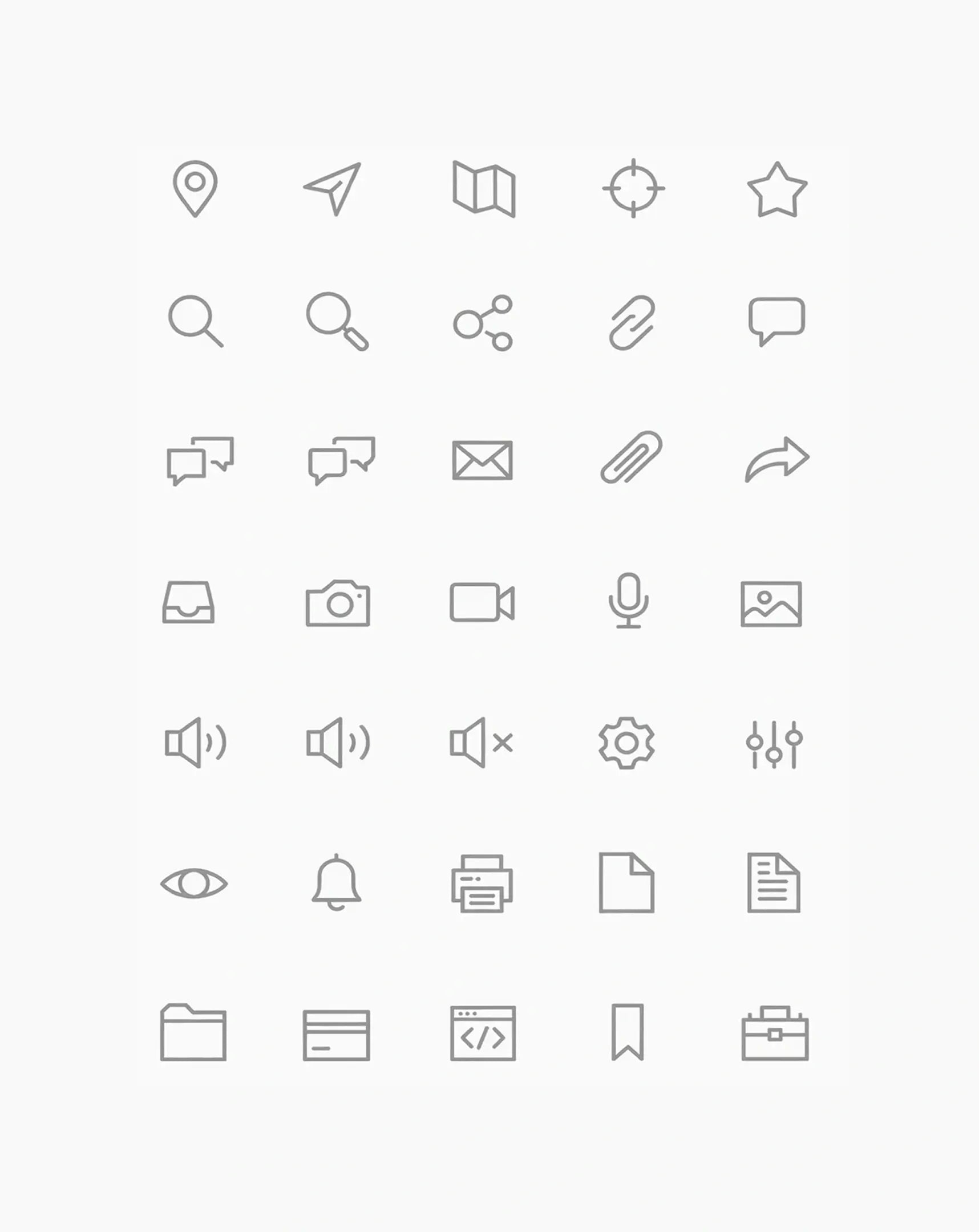 Minimal UI Icons Pack