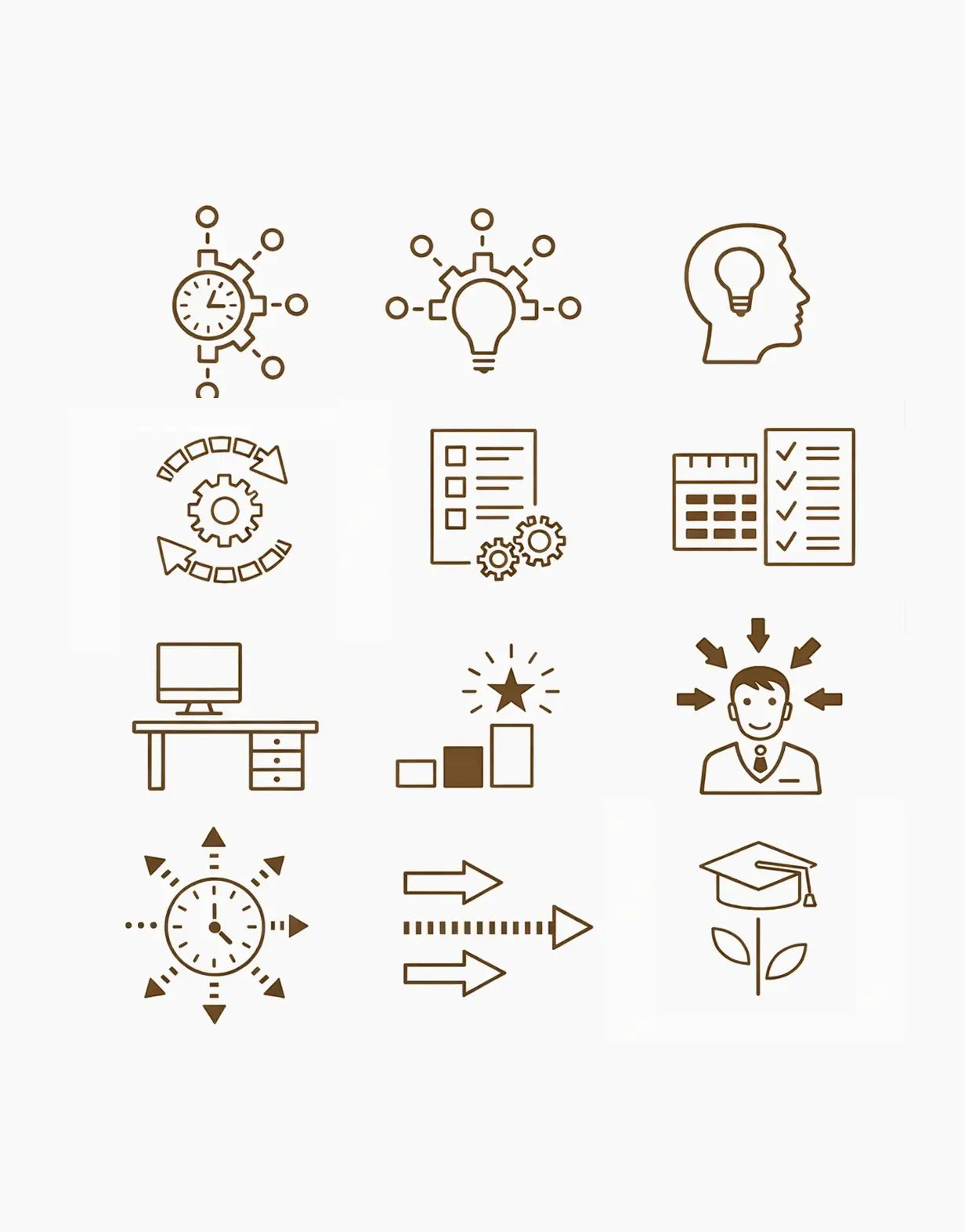 Продуктивность и бизнес коллекция